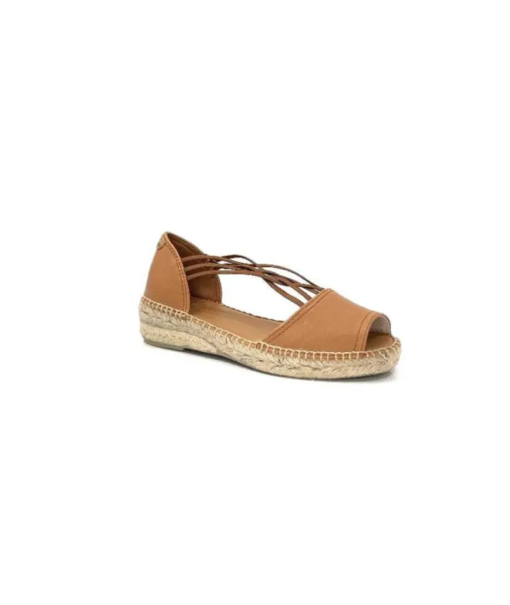 Toni Pons Ebre Cuir Marron*Femme Espadrilles