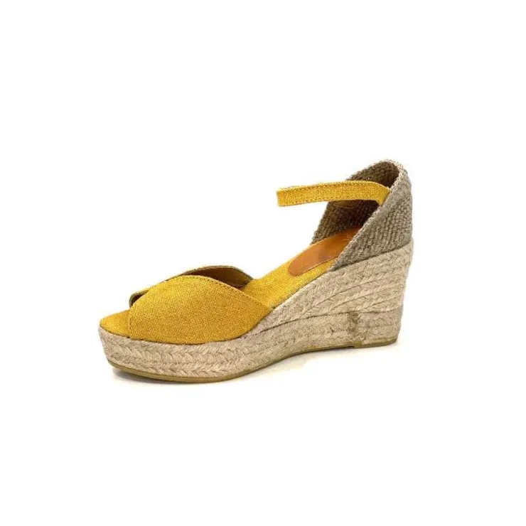 Toni Pons Lua Textile Jaune Moutarde*Femme Espadrilles