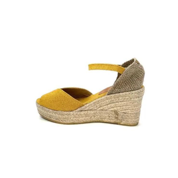Toni Pons Lua Textile Jaune Moutarde*Femme Espadrilles