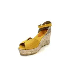 Toni Pons Lua Textile Jaune Moutarde*Femme Espadrilles