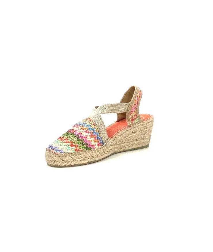 Toni Pons Terra Nz Textile Multi Orange Beige*Femme Espadrilles