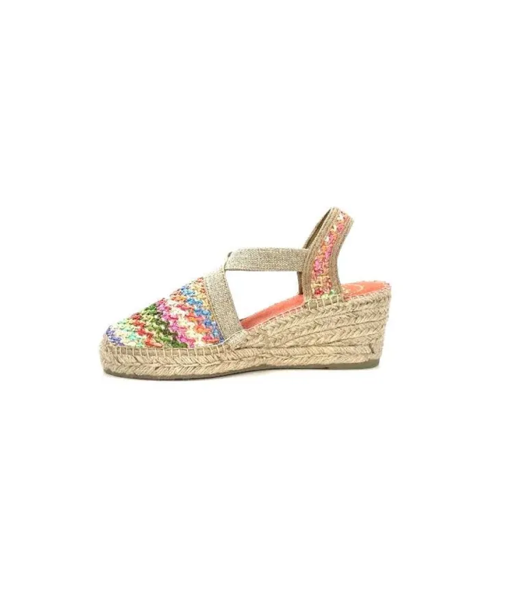 Toni Pons Terra Nz Textile Multi Orange Beige*Femme Espadrilles