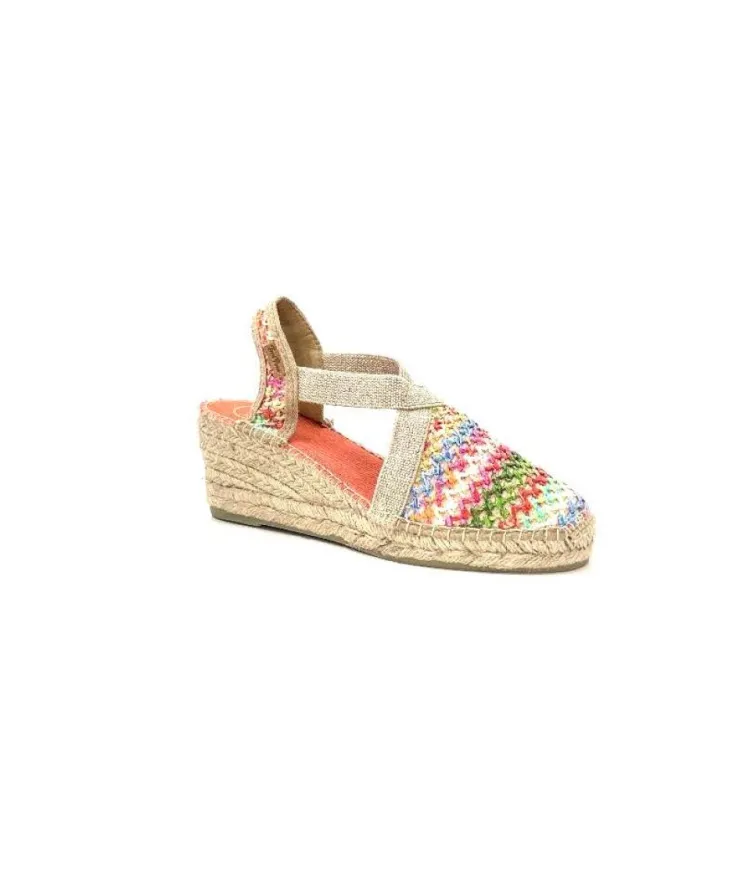 Toni Pons Terra Nz Textile Multi Orange Beige*Femme Espadrilles