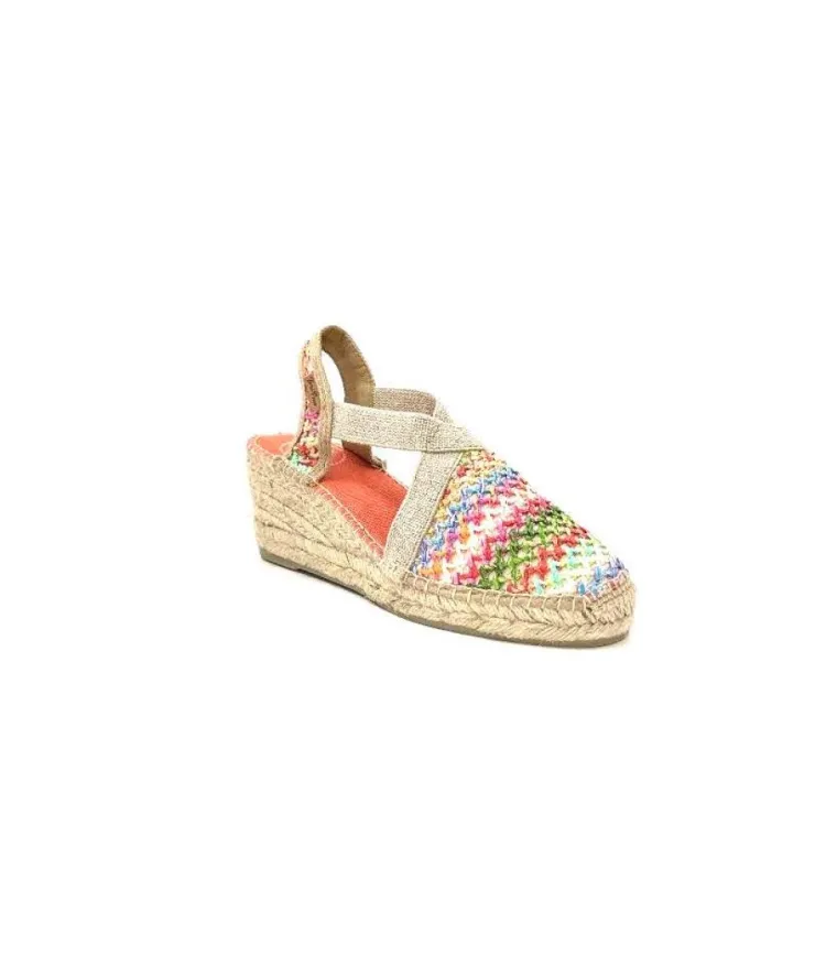 Toni Pons Terra Nz Textile Multi Orange Beige*Femme Espadrilles