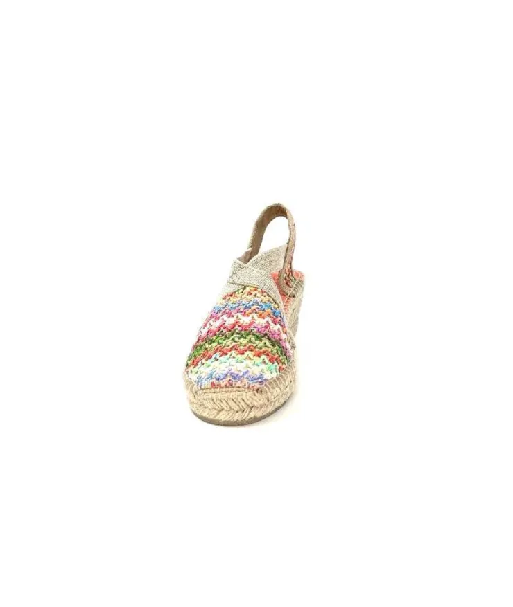 Toni Pons Terra Nz Textile Multi Orange Beige*Femme Espadrilles