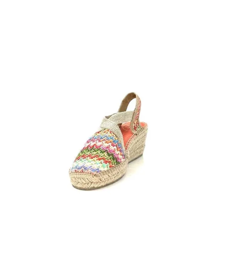 Toni Pons Terra Nz Textile Multi Orange Beige*Femme Espadrilles