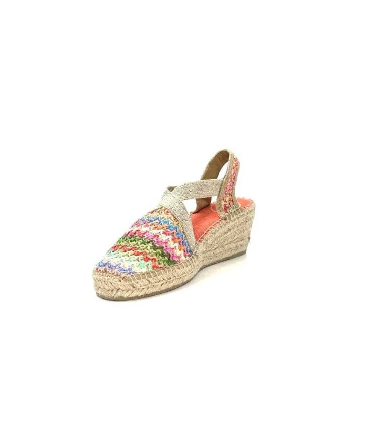 Toni Pons Terra Nz Textile Multi Orange Beige*Femme Espadrilles
