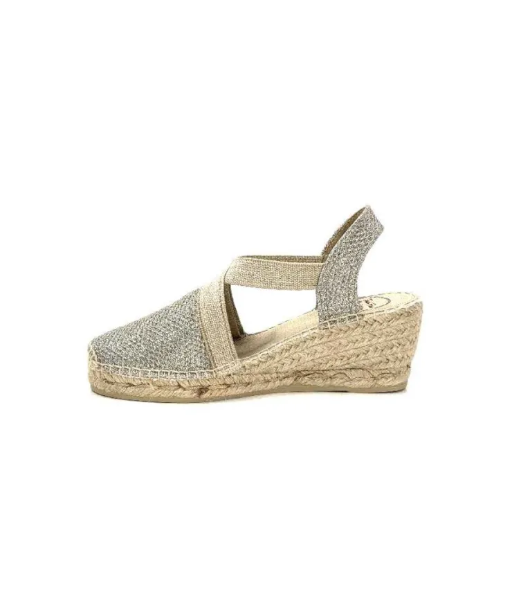 Toni Pons Triton Textile Glitter Or*Femme Espadrilles