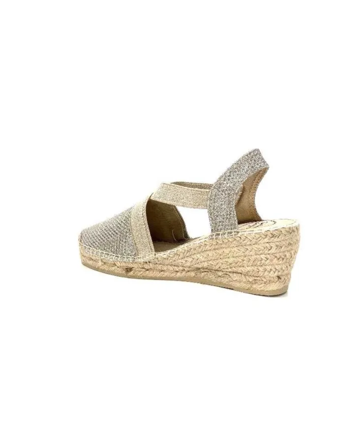 Toni Pons Triton Textile Glitter Or*Femme Espadrilles