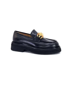 Triver Flight 482-11 Cuir Noir*Femme Mocassins
