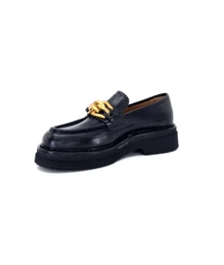 Triver Flight 482-11 Cuir Noir*Femme Mocassins