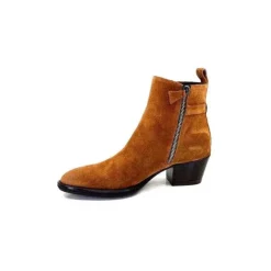 Triver Flight 702.04 Daim Marron Peach*Femme Bottines