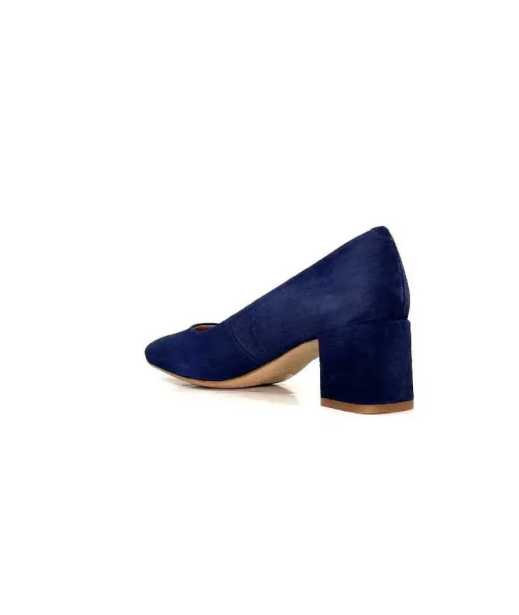 Unisa Lesat Daim Bleu Marine*Femme Escarpins