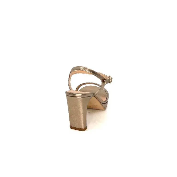 Unisa Soro Cuir Metal Bronze*Femme Sandales