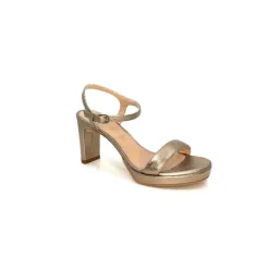 Unisa Soro Cuir Metal Bronze*Femme Sandales