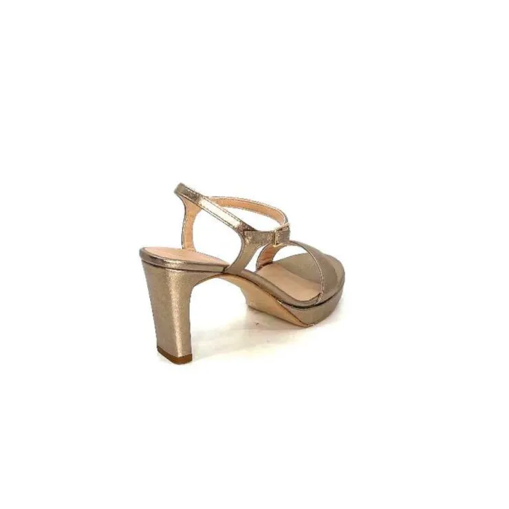 Unisa Soro Cuir Metal Bronze*Femme Sandales