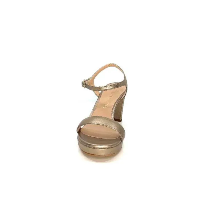 Unisa Soro Cuir Metal Bronze*Femme Sandales