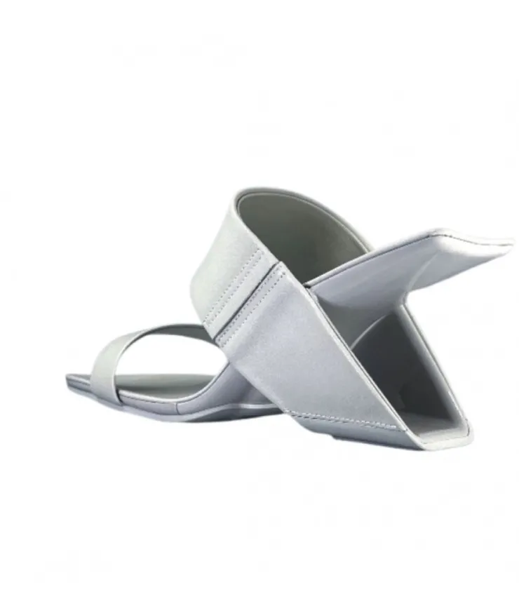 United Nude Loop Hi Cuir Gris*Femme Mules