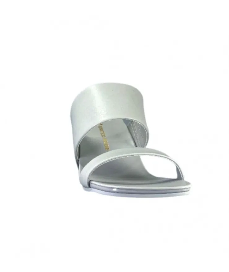 United Nude Loop Hi Cuir Gris*Femme Mules