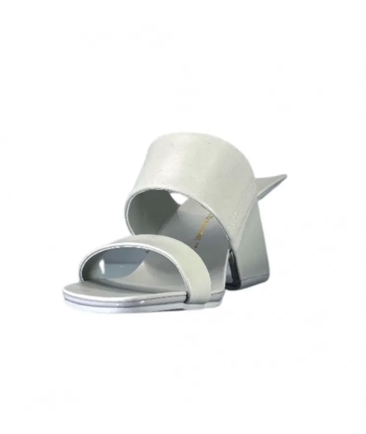 United Nude Loop Hi Cuir Gris*Femme Mules