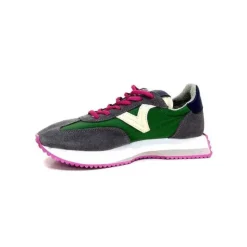 Victoria 1134105 Antracite & Vert*Femme Baskets