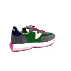 Victoria 1134105 Antracite & Vert*Femme Baskets