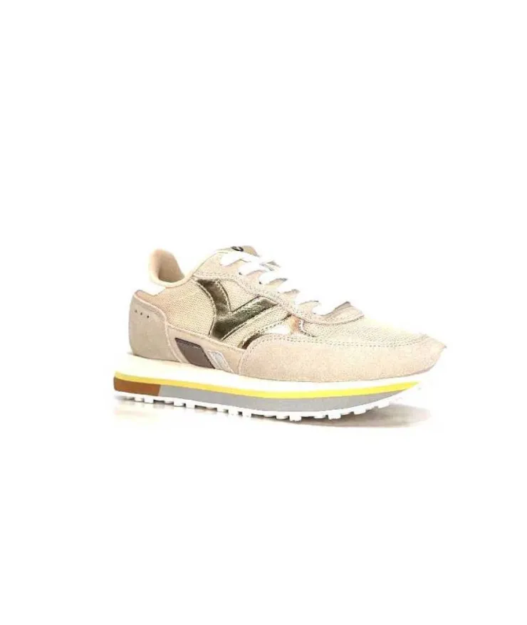 Victoria 154101 Daim Beige*Femme Baskets