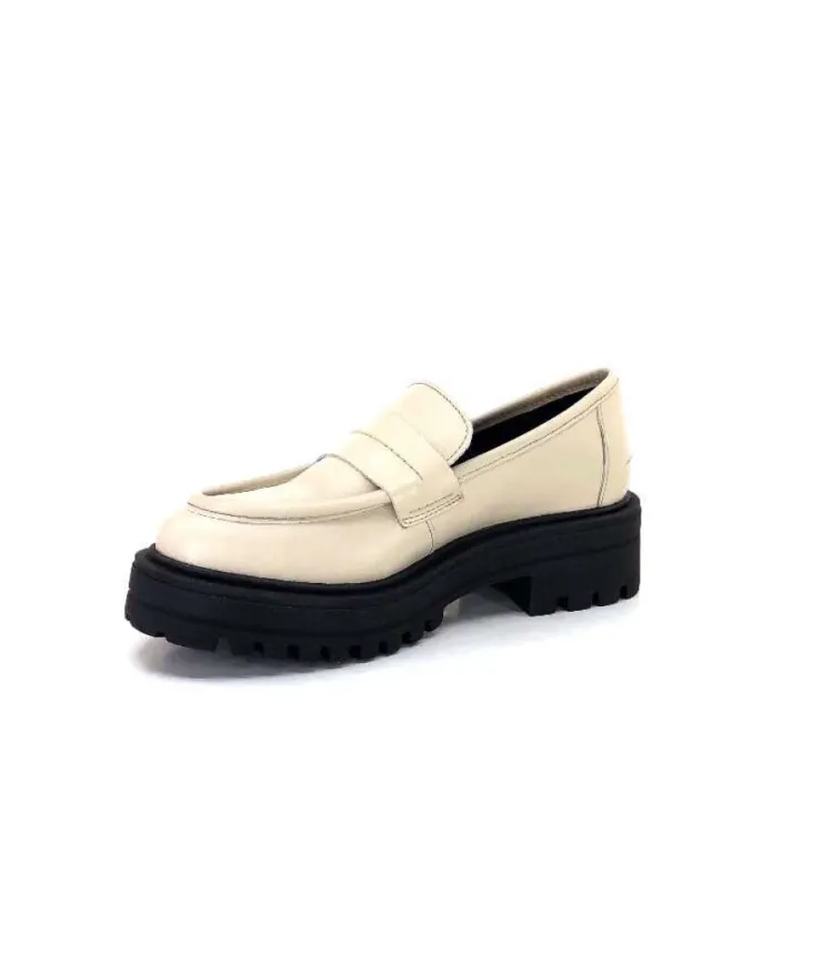 We Do 11244 Cuir Creme*Femme Mocassins