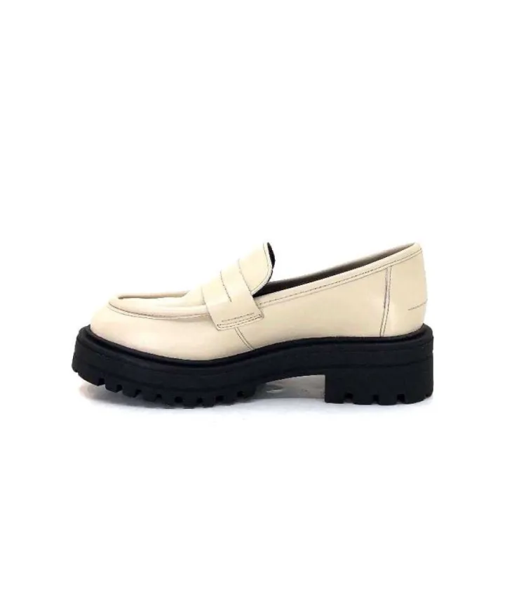 We Do 11244 Cuir Creme*Femme Mocassins