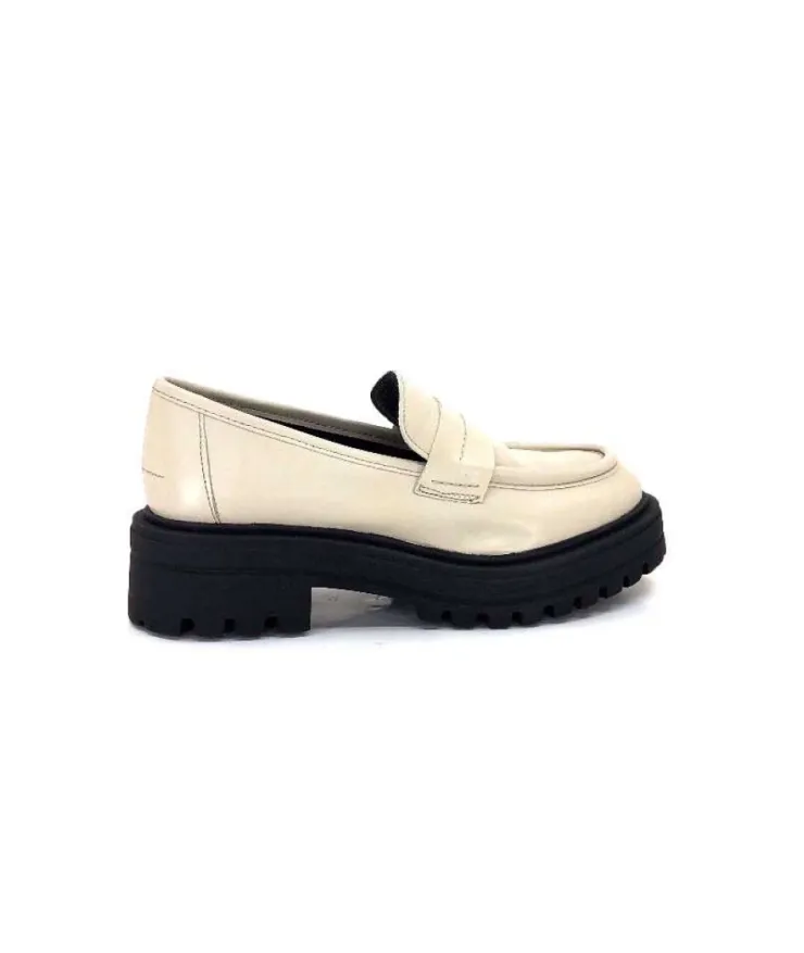 We Do 11244 Cuir Creme*Femme Mocassins