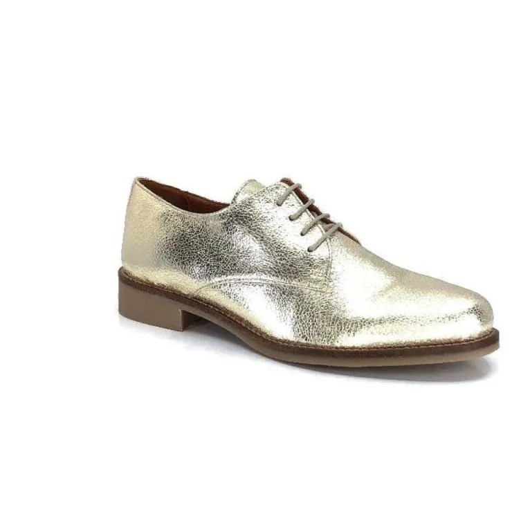 We Do 22303 Cuir Gold*Femme Lacets