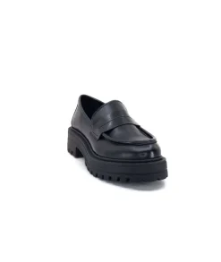 We Do 11244 Cuir Noir*Femme Mocassins