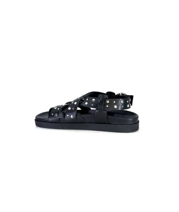 We Do Wedo 45101 Cuir Noir*Femme Sandales