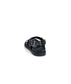 We Do Wedo 45101 Cuir Noir*Femme Sandales