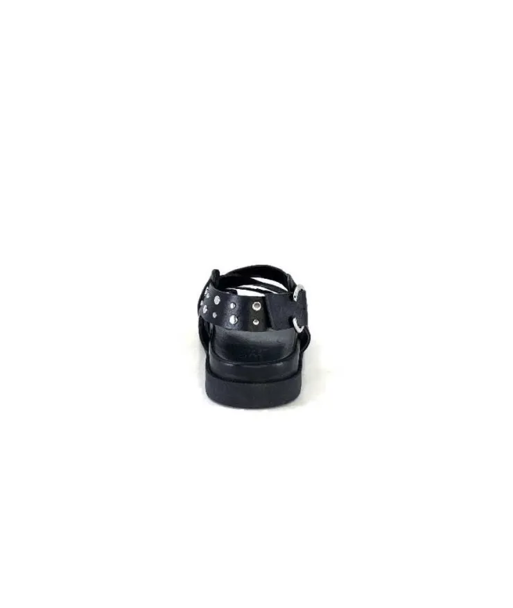 We Do Wedo 45101 Cuir Noir*Femme Sandales