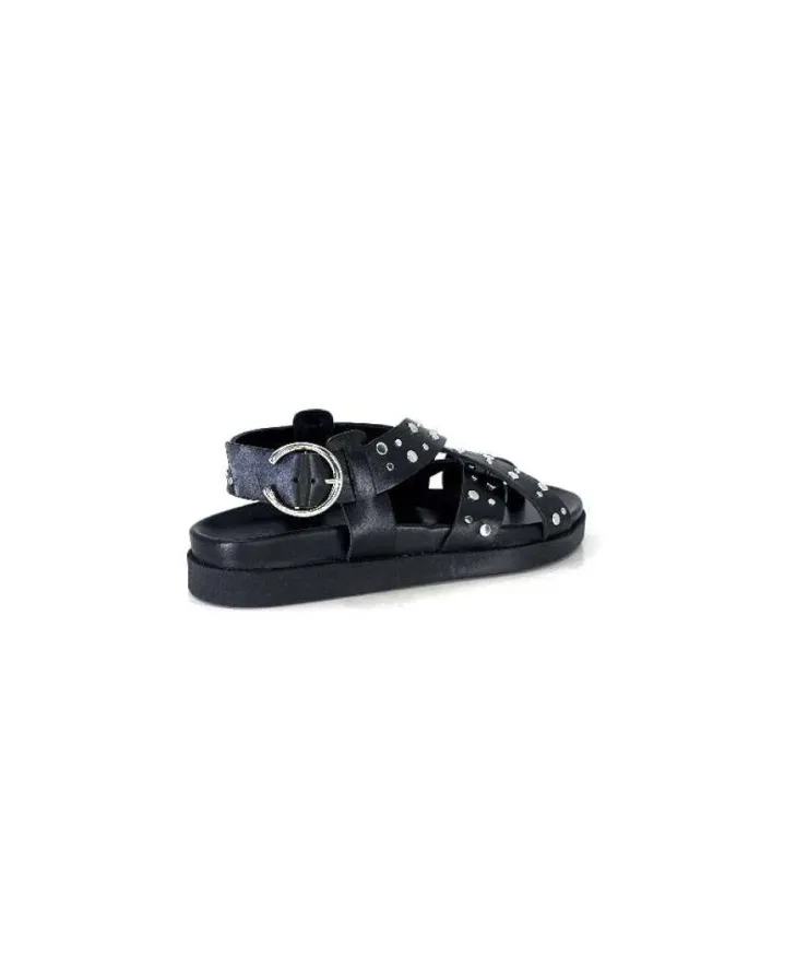 We Do Wedo 45101 Cuir Noir*Femme Sandales