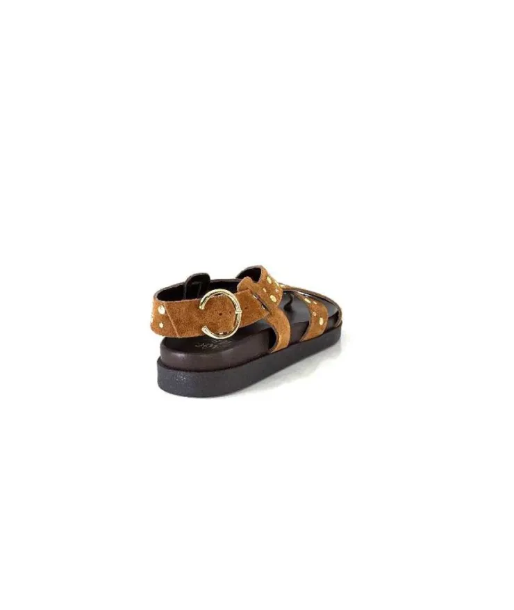 We Do Wedo 45101 Daim Marron*Femme Sandales
