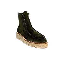 Week End 23202 Daim Kaki*Femme Bottines
