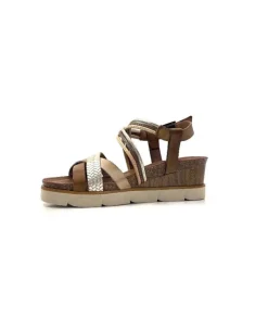 Ivoire0576a Xapatan 1536 Avellana Cuir Or Marron*Femme Sandales
