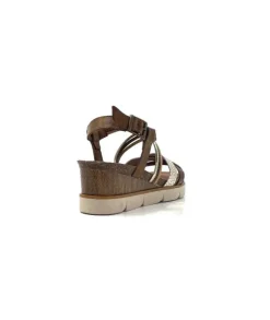 Ivoire0576a Xapatan 1536 Avellana Cuir Or Marron*Femme Sandales