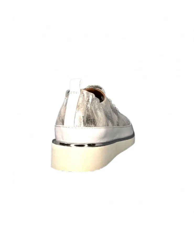 XSA 8010 Cuir Argent*Femme Baskets