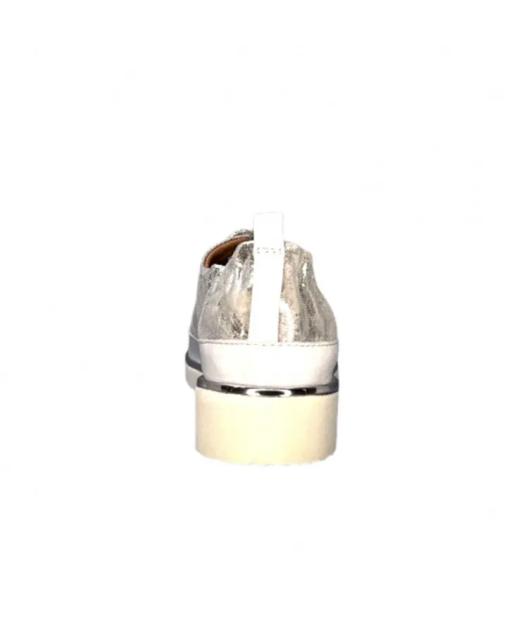 XSA 8010 Cuir Argent*Femme Baskets