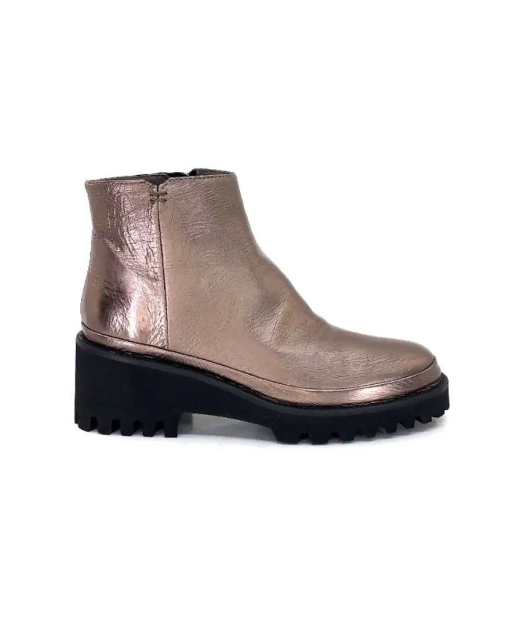 XSA 9177 Cuir Bronze*Femme Bottines
