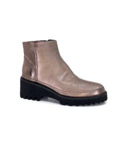 XSA 9177 Cuir Bronze*Femme Bottines