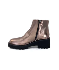XSA 9177 Cuir Bronze*Femme Bottines