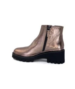XSA 9177 Cuir Bronze*Femme Bottines