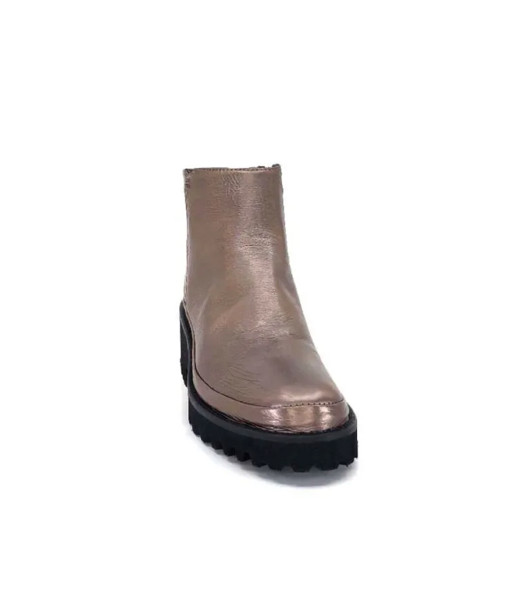XSA 9177 Cuir Bronze*Femme Bottines