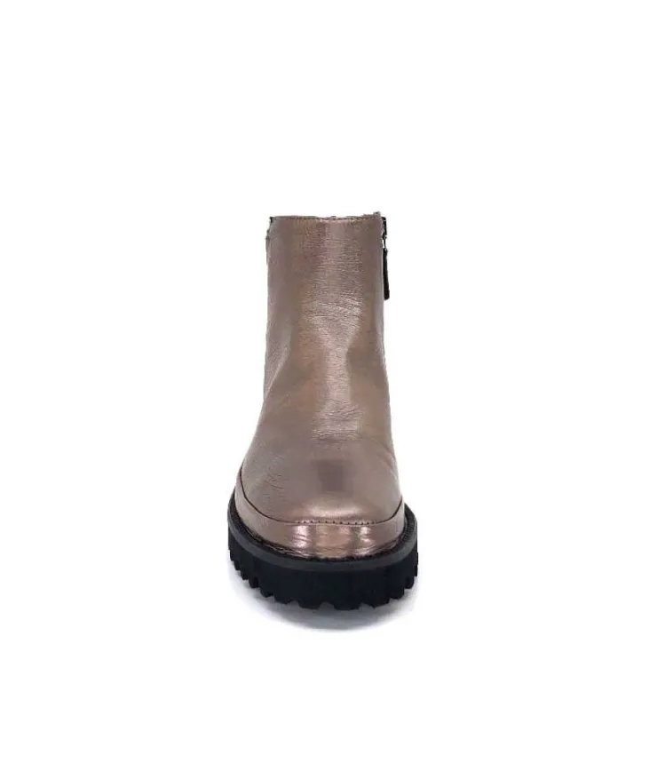 XSA 9177 Cuir Bronze*Femme Bottines
