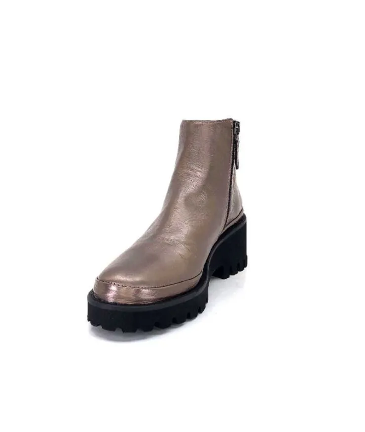 XSA 9177 Cuir Bronze*Femme Bottines