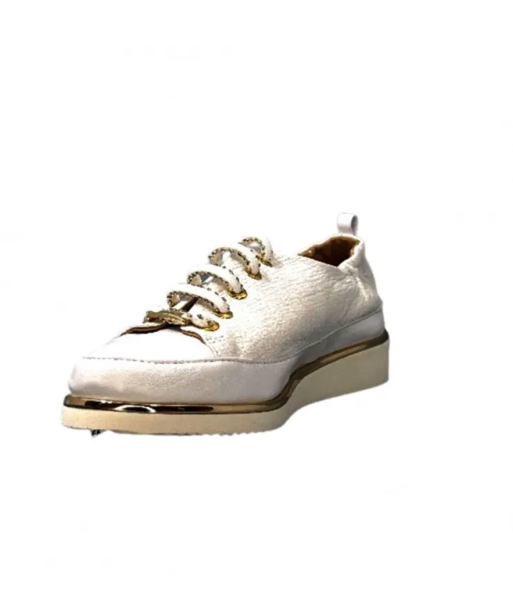 XSA 8010 Cuir Imprime Blanc*Femme Baskets